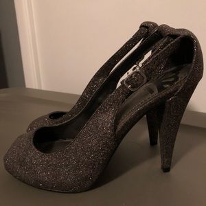 Fergalicious by Fergie open toe high heels